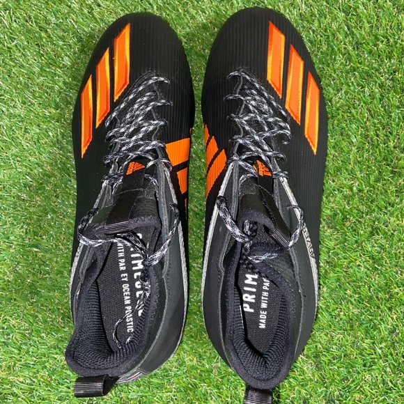 Adidas Scorch Miami Hurricanes PE Team Issue Football Cleats FY0719 Men\'s 14 NEW